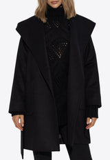 معطف ريالتو من الصوف بغطاء رأس