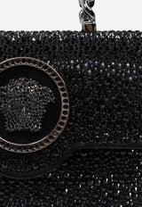 Versace Mini Crystal La Medusa Top Handle Bag 1013439 1A06487-1B00E