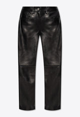 بنطال بلونجيه قصير من الجلد