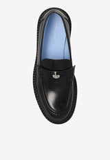 Medusa Head Adriano Leather Loafers