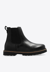 Birkenstock Highwood Leather Ankle Boots 1025781 0-BLACK