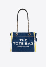 Small Denim Chain Tote Bag