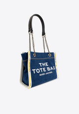 Small Denim Chain Tote Bag