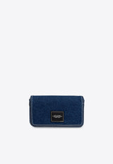 Mini Denim Chain Crossbody Bag