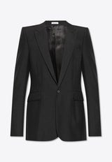 Alexander McQueen Wool Blazer Black 801626 QUAAE-1000
