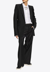 Alexander McQueen Wool Blazer Black 801626 QUAAE-1000