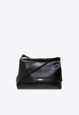 Alexander Mcqueen Slouch Cracked Leather Messenger Bag 804461 1AATT-9769