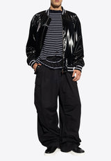 Alexander Mcqueen Wide-Leg Cargo Pants 801284 QSAA9-1000