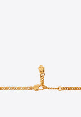 Alexander Mcqueen Sovereign Skull Chain Necklace 807007 J160G-4135