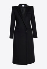 معطف بأكتاف مُبطنة وصف أزرار واحد