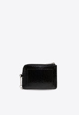 Alexander Mcqueen T-bar Zip Coin Leather Pouch 805064 1AAUE-9769