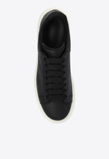 Oversized Leather Low-Top Sneakers
