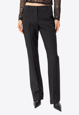 Alexander Mcqueen Tailored Bootcut Wool Pants 808653 QJADK-1000
