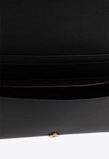 حقيبة كروس من الجلد بشعار الماركة