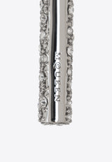 T-bar Embellished Drop Earrings