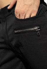 Balmain Pants with stitching on the legs Black DH0PM060 WB01-0PA