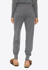 Marci-Plaque Wool Track Pants