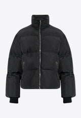 Dolce & Gabbana High-Neck Zip-Up Down Jacket F9S09T GDCMR-N0000