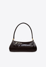 The 99 Croc-Embossed Leather Shoulder Bag