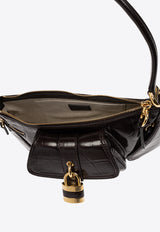 The 99 Croc-Embossed Leather Shoulder Bag