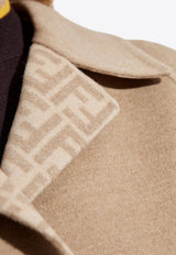 Fendi Wool Coat Beige FF6042 A5HD-F1PNO