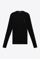 Heraldic DG Logo Embroidered Sweater