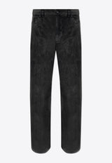 Dolce & Gabbana Logo Plaque Oversized Corduroy Pants GWVNXT G8LI1-N0000