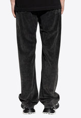 Dolce & Gabbana Logo Plaque Oversized Corduroy Pants GWVNXT G8LI1-N0000