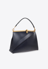 حقيبة كتف فيلا كبيرة من الجلد