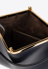 حقيبة كتف فيلا كبيرة من الجلد