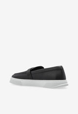 Brad Leather Slip-On Sneakers