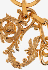 Versace Medusa Charm Brass Keychain 1019912 1A00620-3J000