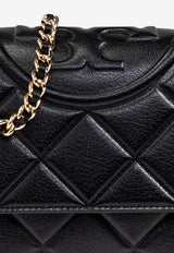 Tory Burch Fleming Quilted Leather Shoulder Bag 164799 0-001