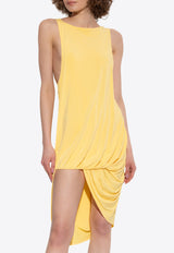 Peplo Asymmetric Mini Dress