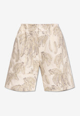 Aloe Banana Jacquard Shorts