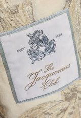 Jacquemus Aloe Banana Jacquard Shorts Beige 255PA138 1748-1IE