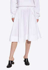 Salon Flared Midi Skirt