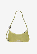 Large Bisou Perle Lizard-Embossed Leather Shoulder Bag