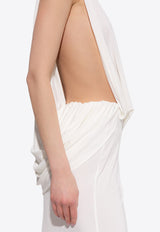 Peplo Sleeveless Maxi Dress