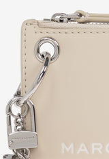 Zip Charm Leather Wallet