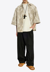 Jacquemus Patterned shirt Beige 255SH123 1748-1IE