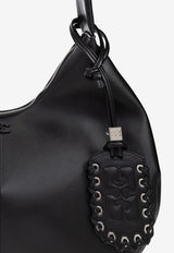 Ganni Medium Leather Hobo Bag A6837 5894-099