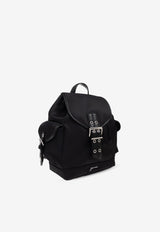 Small Bucky Backpack with Logo Plaque