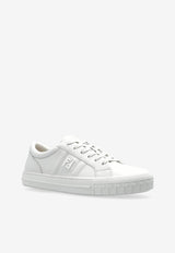 Domino Leather Low-Top Sneakers