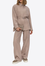 Fendi Wool Trousers Pink FR6629 AQ3R-F1SA0