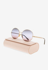 Chloé Aly Round Sunglasses Multicolor CH0281S 0-004