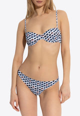 سروال بكيني بطبعة لؤلؤ