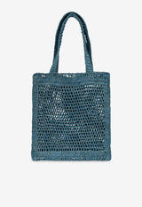 Chloè Summer Banana Woven-Raffia Tote Bag CH25US901 P08-41I