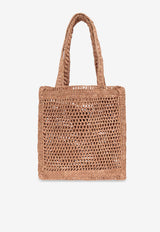 Chloè Summer Banana Woven-Raffia Tote Bag CH25US901 P08-24M