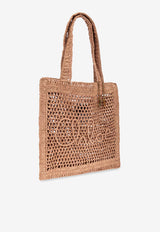 Chloè Summer Banana Woven-Raffia Tote Bag CH25US901 P08-24M